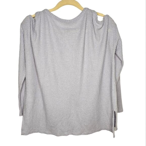 American Eagle Soft and Sexy Plush Open Shoulder Long Sleeve Tunic - Picture 2 of 9